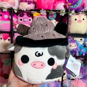 cuddle barn plush cow moo shake